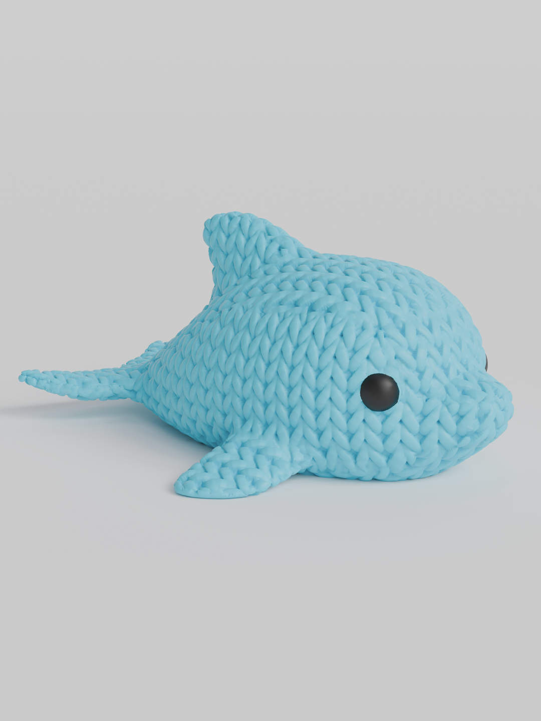 Knitted Dolphin